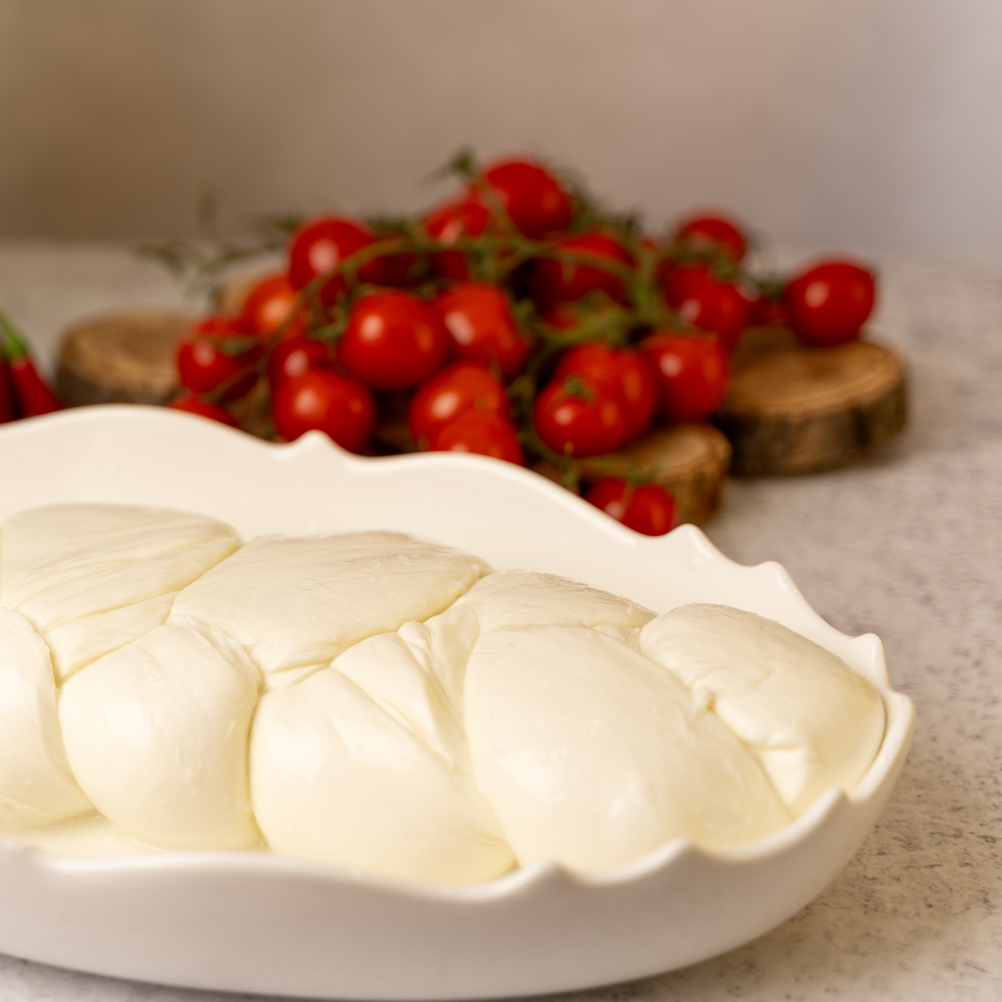 Treccia di mozzarella